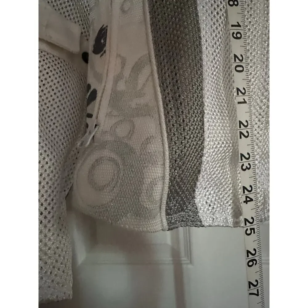 Joe Rocket Motorcycle Jacket Women Lg White/Gray Sparkly - Picture 5 of 10